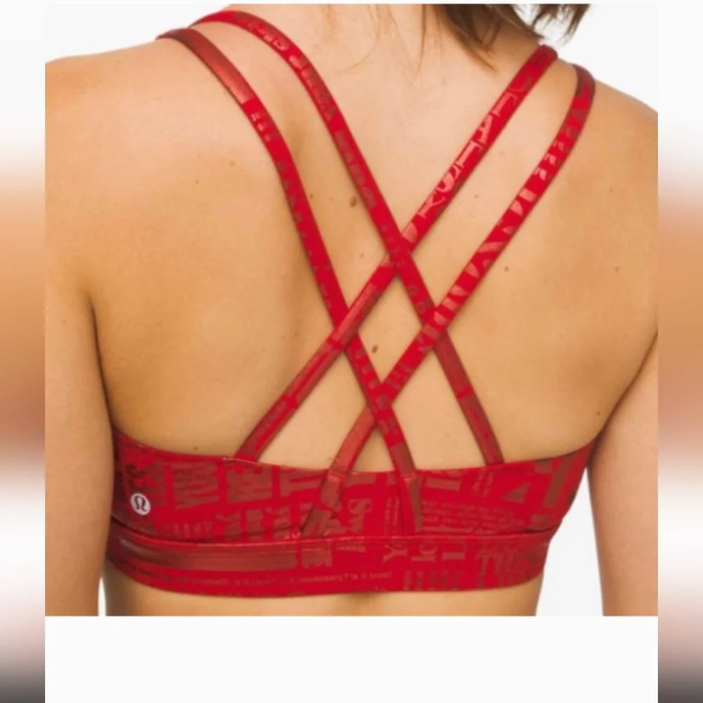 Like New LULULEMON Manifesto‎ Energy Bra Limited Edition Size 4